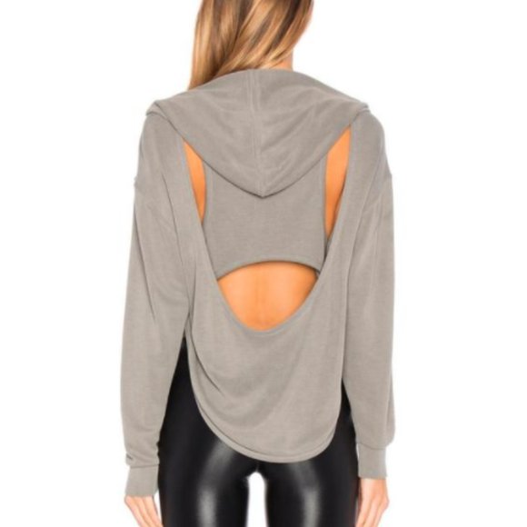 Free People FP Movement Back Into It Cutout Hoodie - Picture 1 of 4